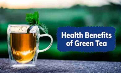 Text replace Health Benefits of Green Tea