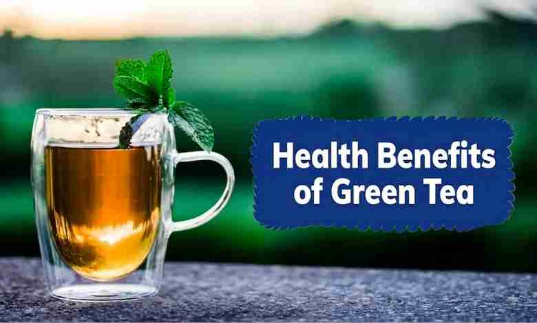 Text replace Health Benefits of Green Tea