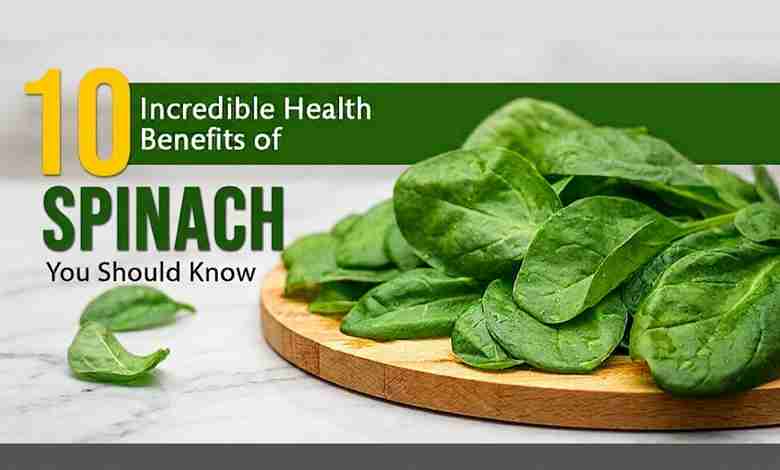 Health Benefits of Spinach Leaves