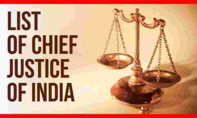 List Of All Chief Justices Of India