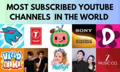 Top 10 most subscribed YouTube channels in world