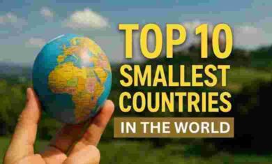 Top 10 Smallest Countries in the World by Area, Name and List