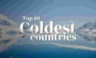 Top 10 coldest countries in the world [year]