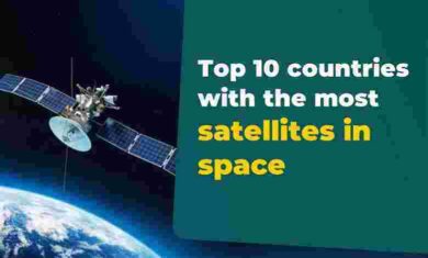 Top 10 countries with the most satellites in space
